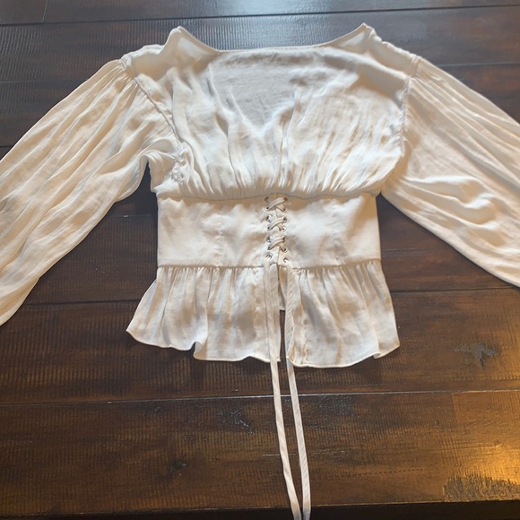 Free People White Blouse - XS - Picture 1 of 11
